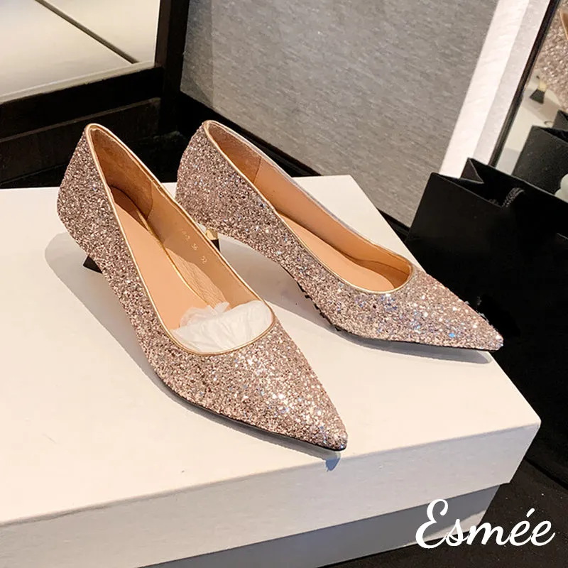 Glitter High Heels