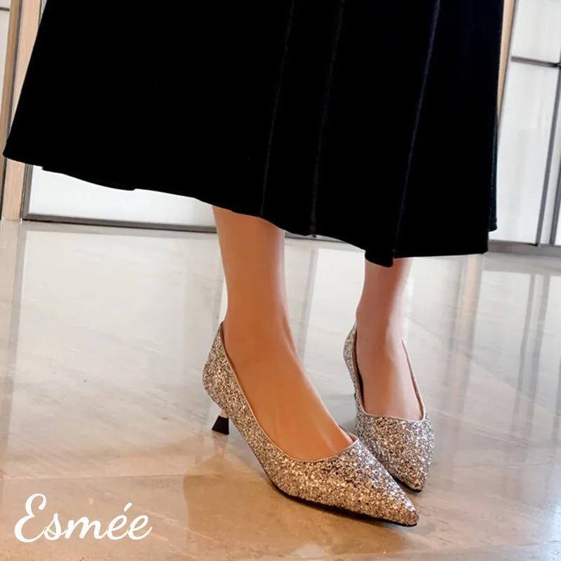 Glitter High Heels