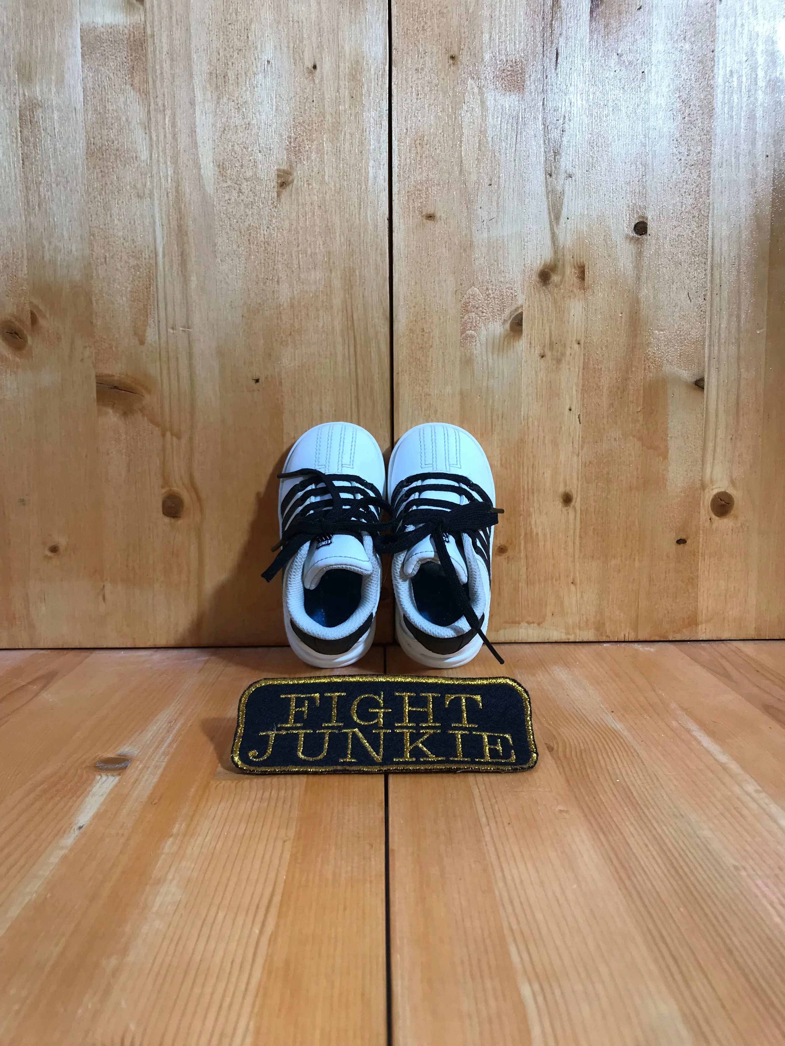 K-SWISS KAYSWISS CLASSIC VN Infant Baby Size 6 Leather Shoes Sneakers White Black 23643-138