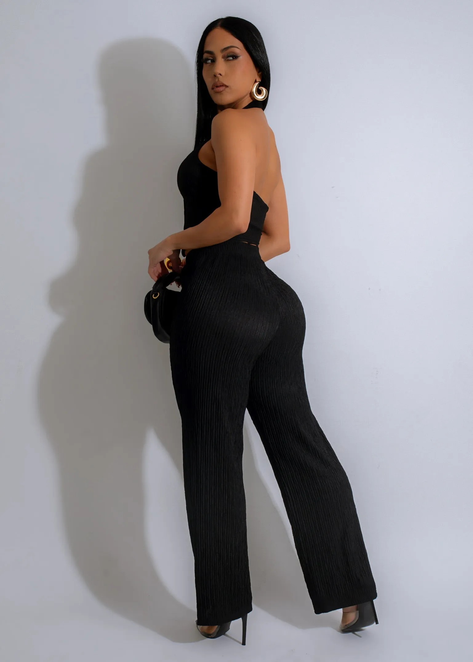 Like A Princess Pant Set Black